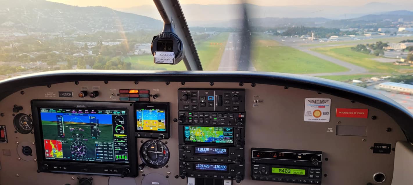 F-GNCH — poste de pilotage