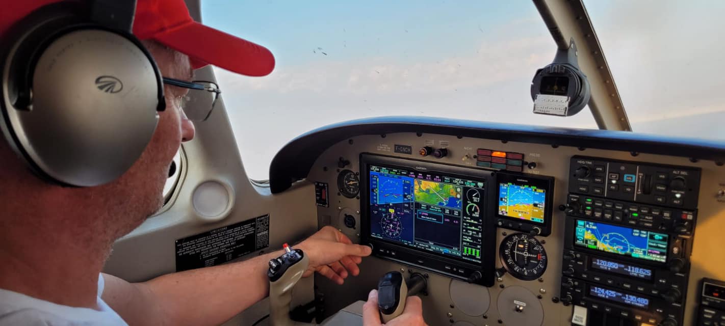 F-GNCH — poste de pilotage